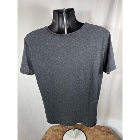 Star Wars Logo Black Speckled Distressed Tee Size M - Picture 2 of 6